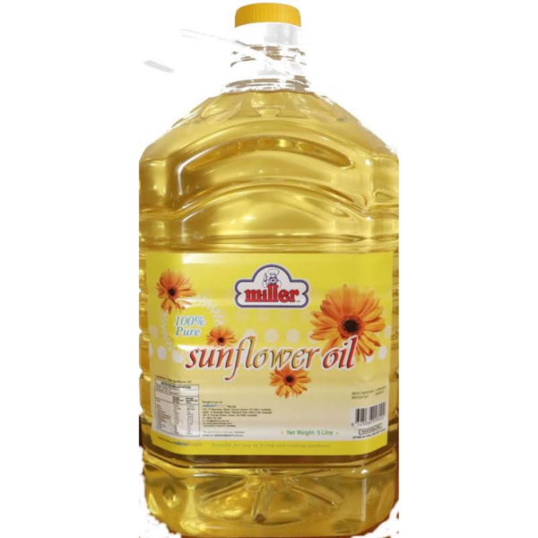 MILLER SUNFLOWER OIL 5 LTR