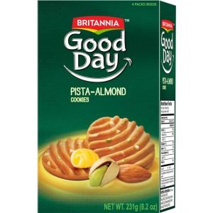 BRITANNAI GOOD DAY PISTA ALMOND 231g